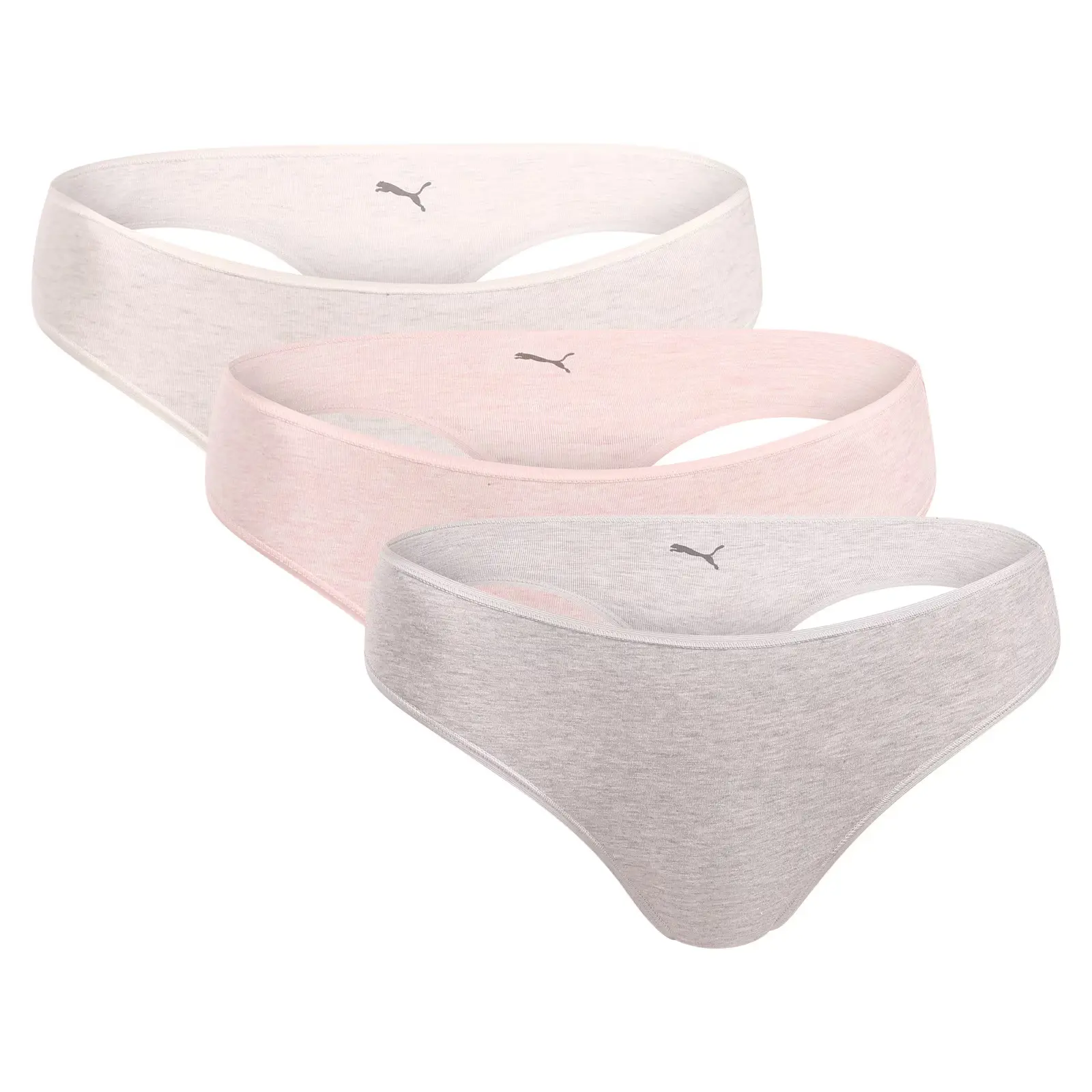 3PACK dámská tanga Puma vícebarevné (701238916 002)