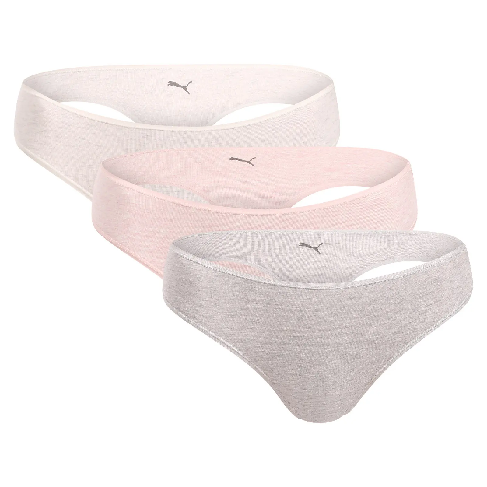 3PACK dámská tanga Puma vícebarevné (701238916 002)