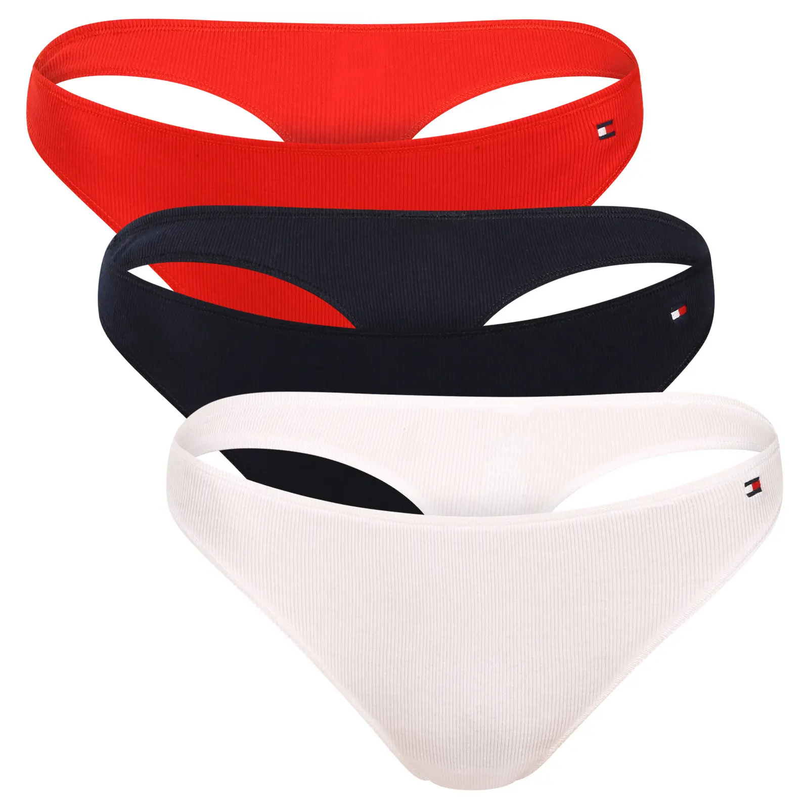 3PACK dámská tanga Tommy Hilfiger vícebarevná (UW0UW06129 0S1)