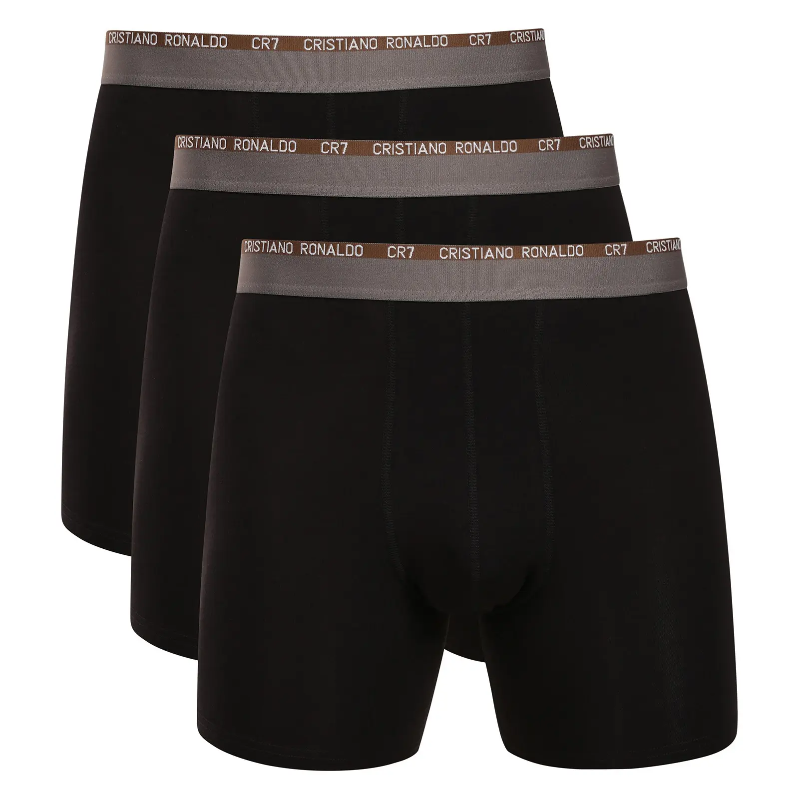 3PACK pánské boxerky CR7 bambusové černé (7203-53-2300)