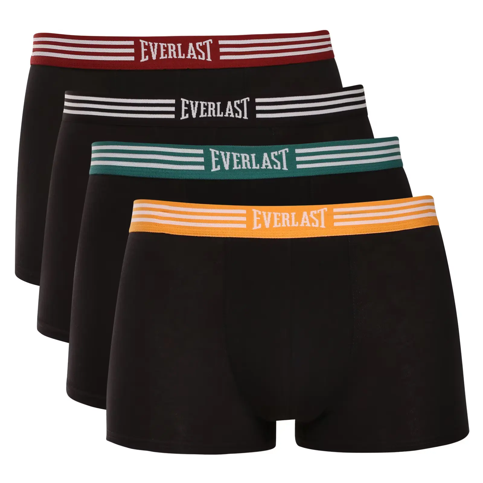 4PACK pánské boxerky Everlast černé (BM035)