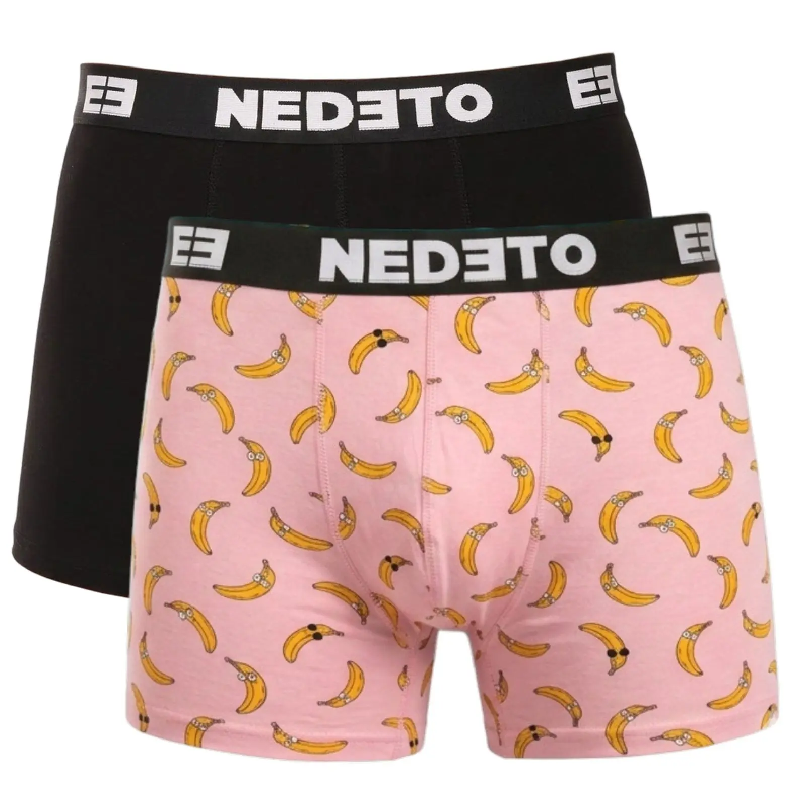 2PACK pánské boxerky Nedeto vícebarevné (2NBV10)