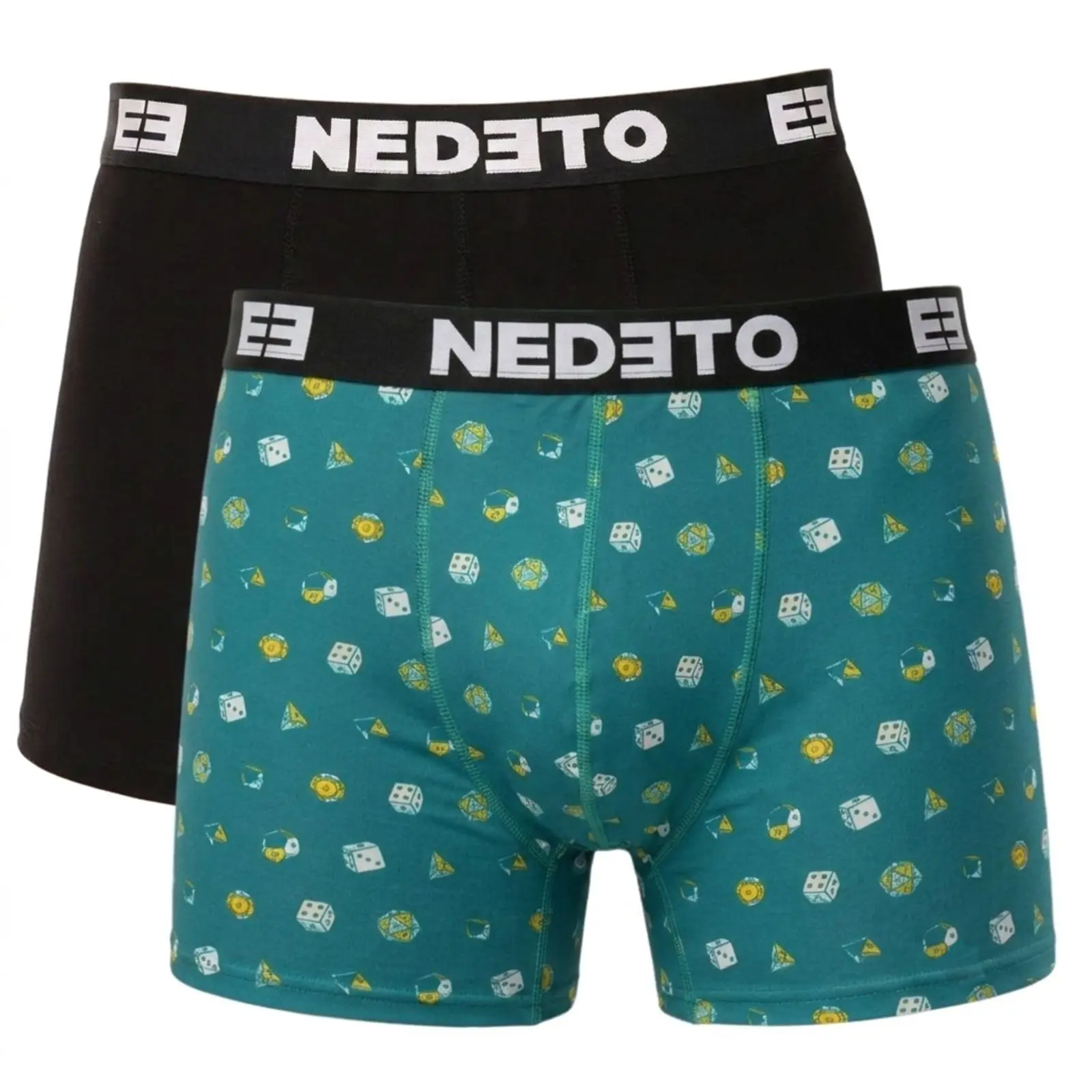 2PACK pánské boxerky Nedeto vícebarevné (2NBV12)