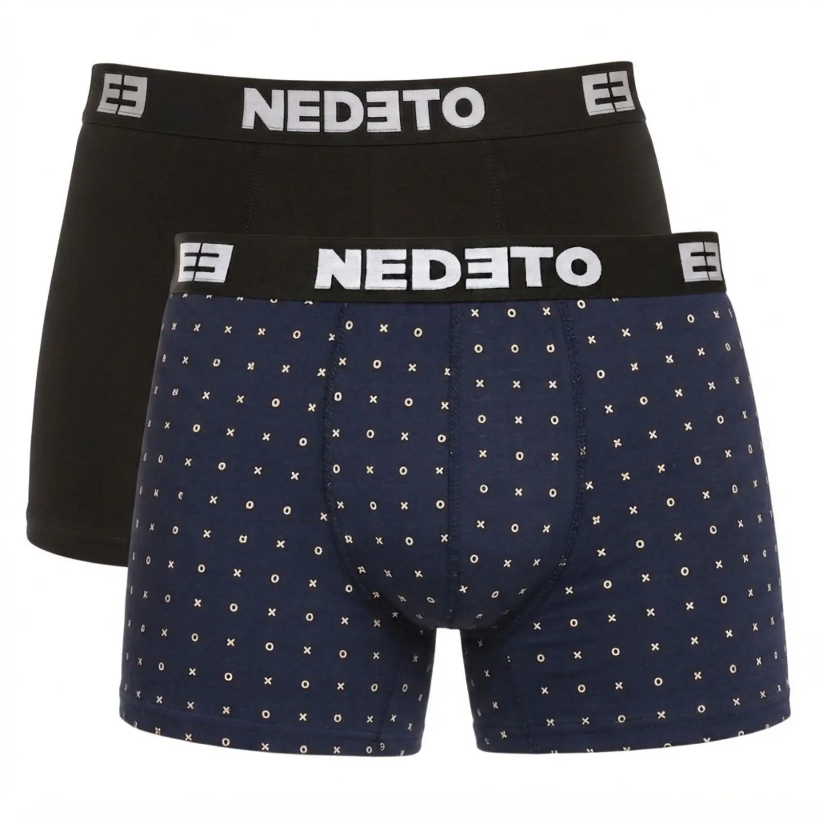 2PACK pánské boxerky Nedeto vícebarevné (2NBV18)