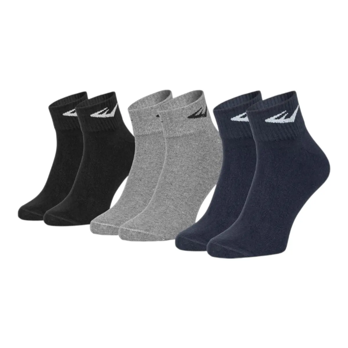 3PACK ponožky Everlast kotníkové vícebarevné (SKQ003-05)