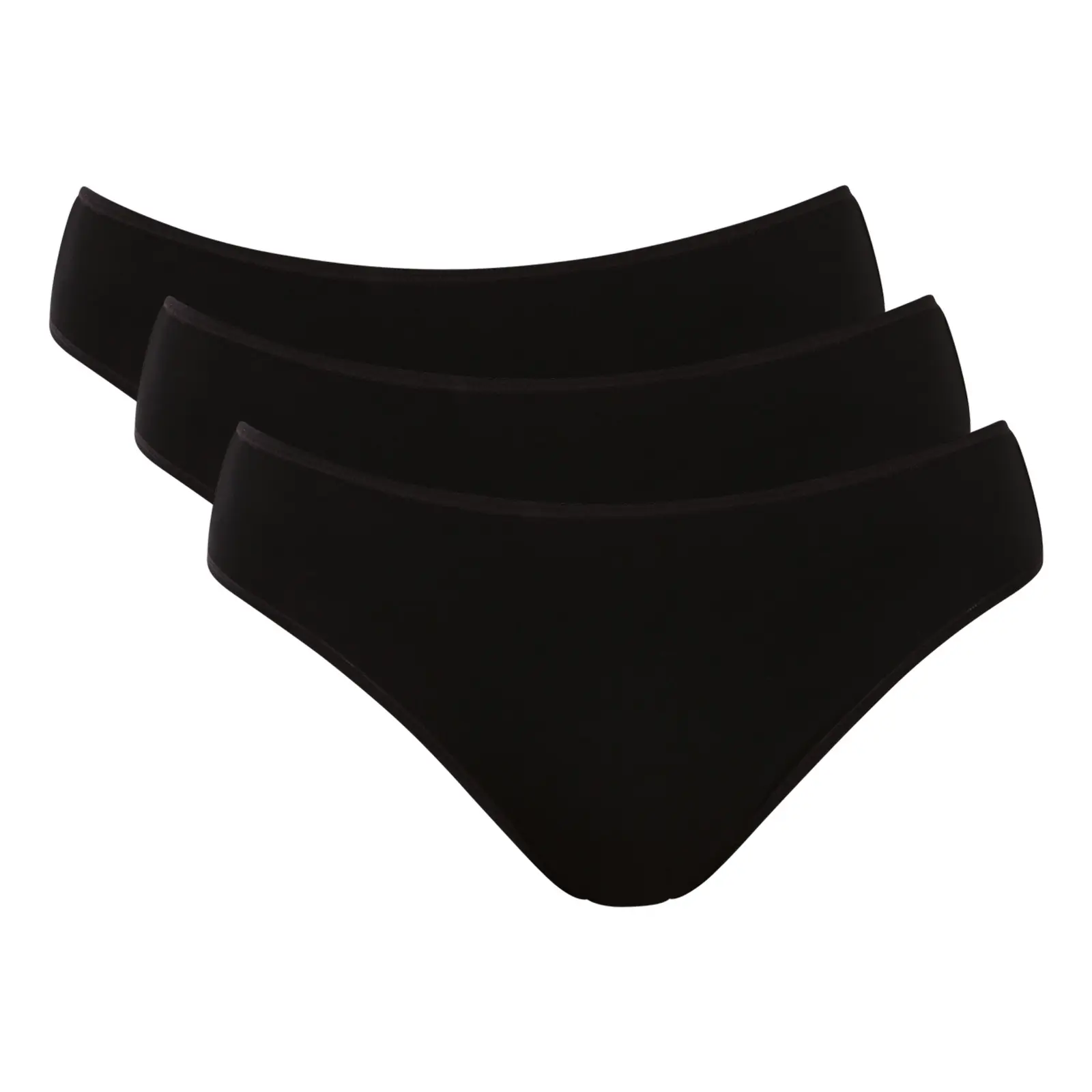 3PACK dámské kalhotky Puma černé (701238917 001)