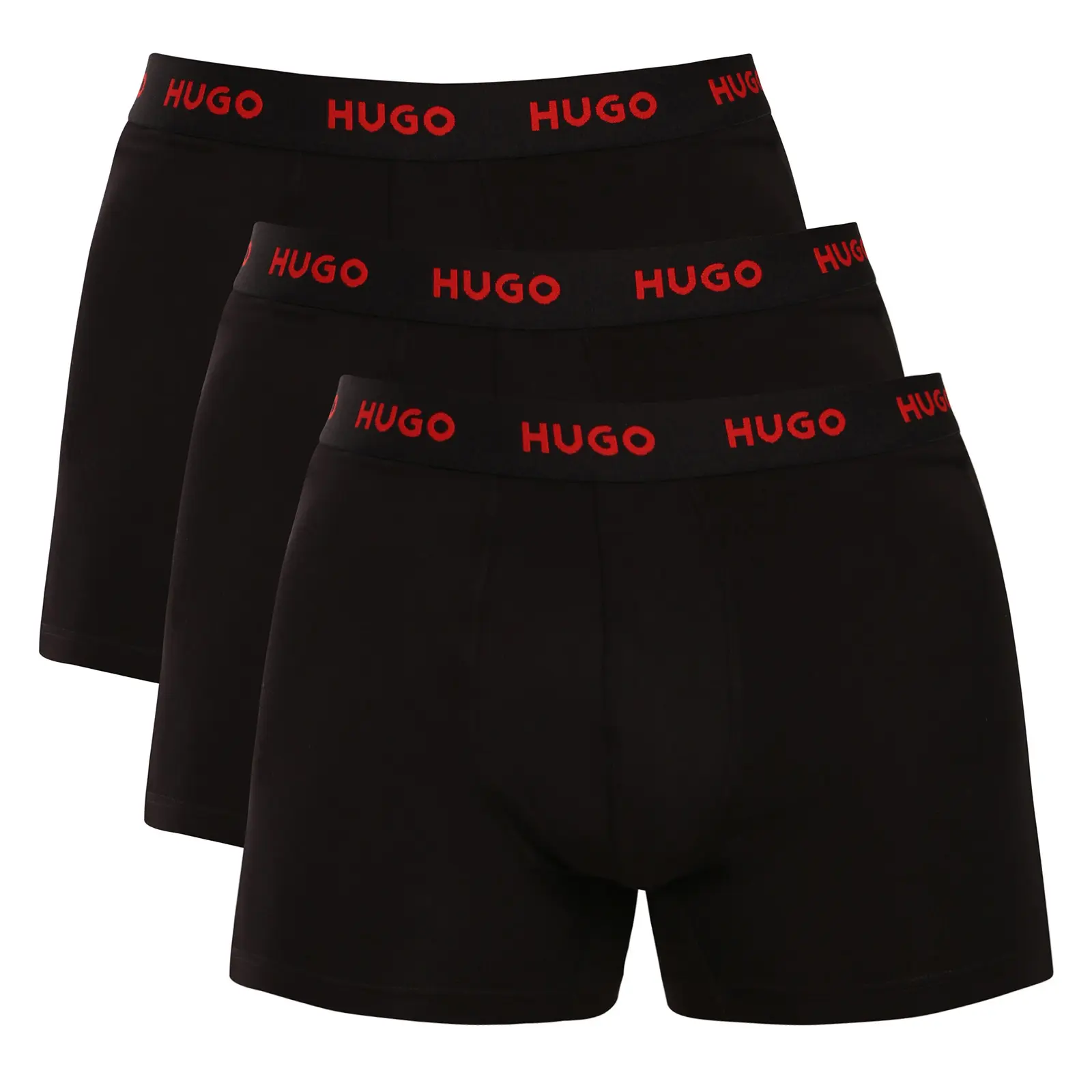 3PACK pánské boxerky HUGO černé (50532613 001)