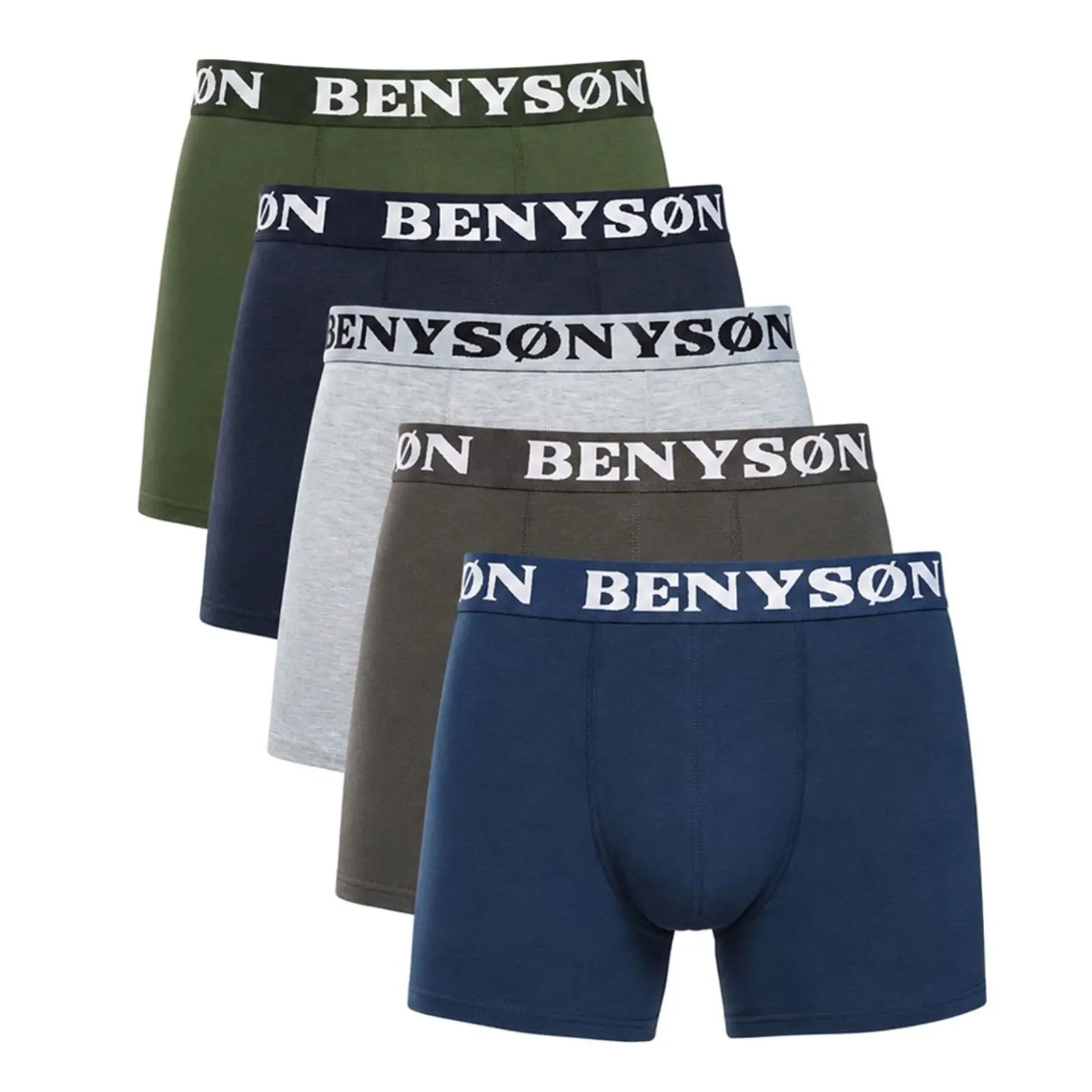 5PACK pánské boxerky Benysøn vícebarevné (4001)