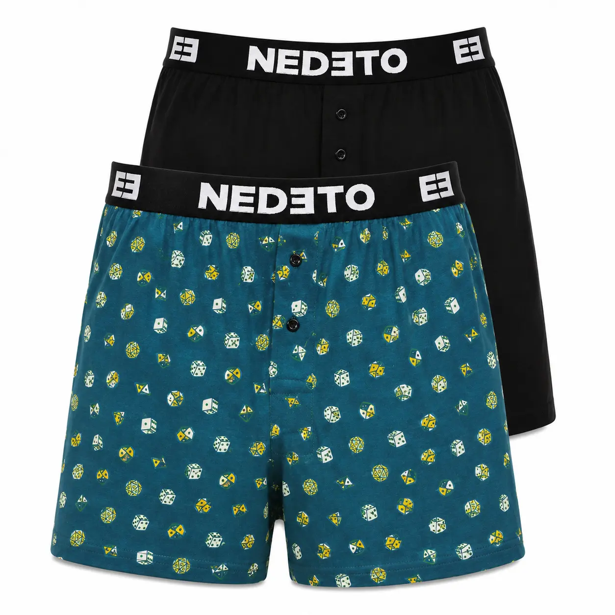 2PACK pánské trenky Nedeto vícebarevné (2NGV14)