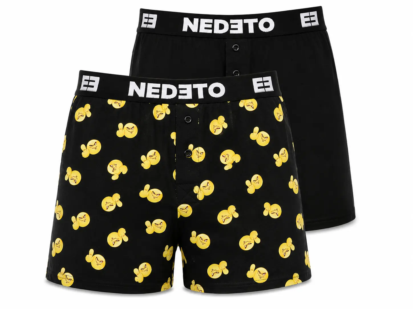 2PACK pánské trenky Nedeto vícebarevné (2NGV11)