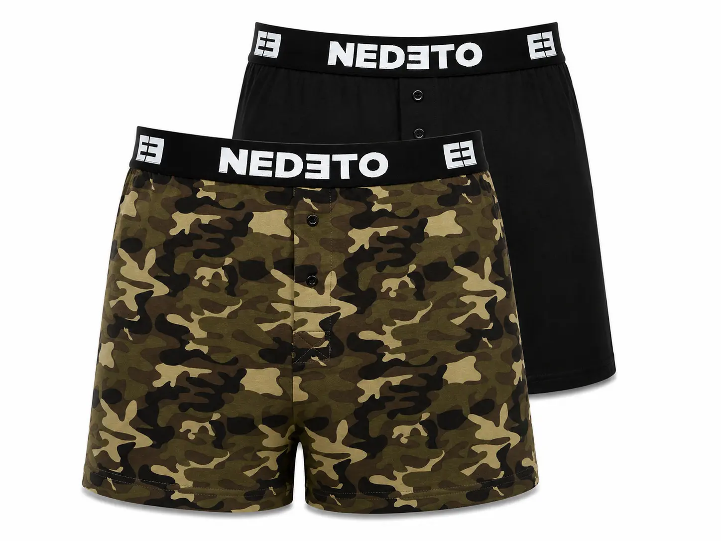 2PACK pánské trenky Nedeto vícebarevné (2NGV10)