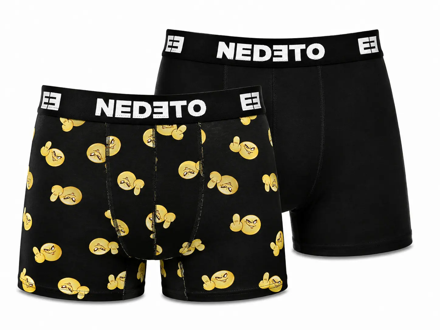 2PACK pánské boxerky Nedeto vícebarevné (2NBV26)