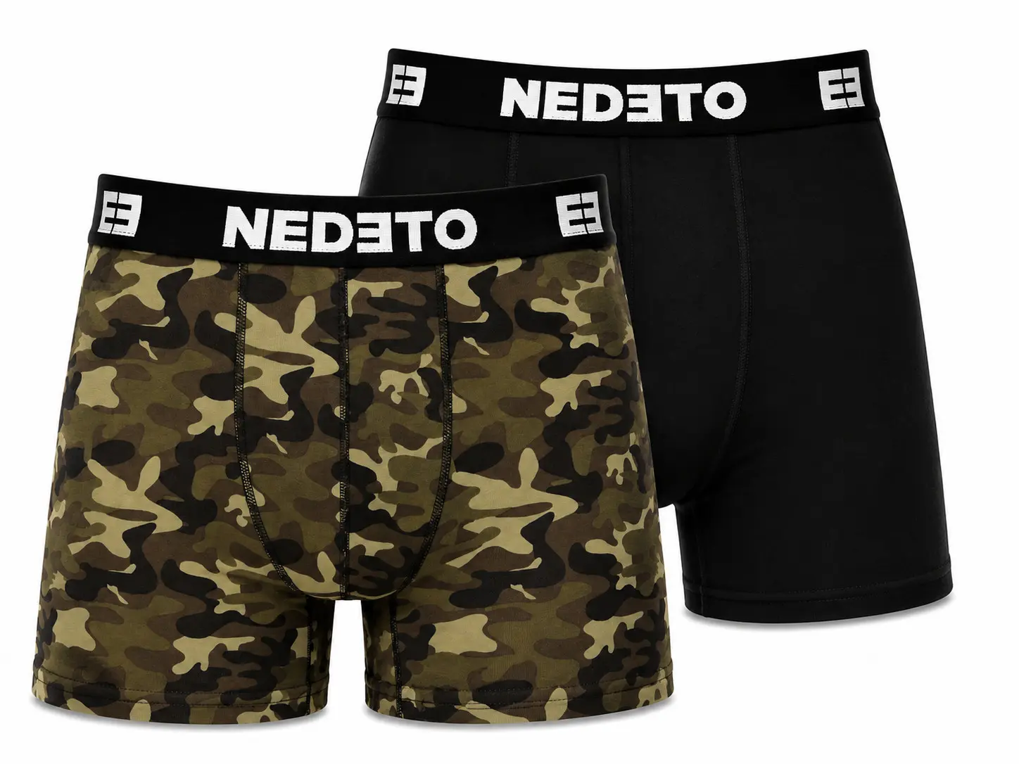 2PACK pánské boxerky Nedeto vícebarevné (2NBV24)