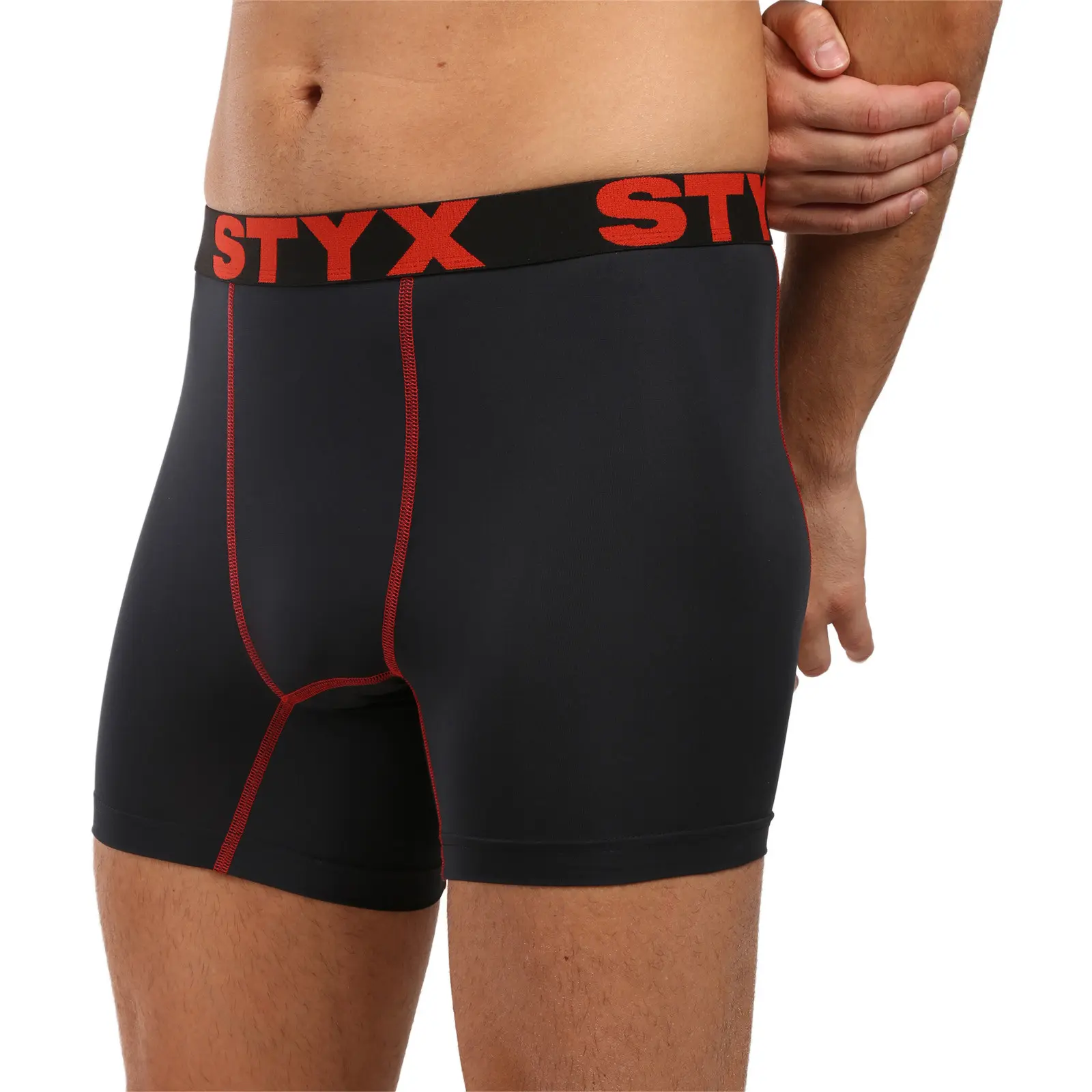 Pánské funkční boxerky Styx černé (W4964)