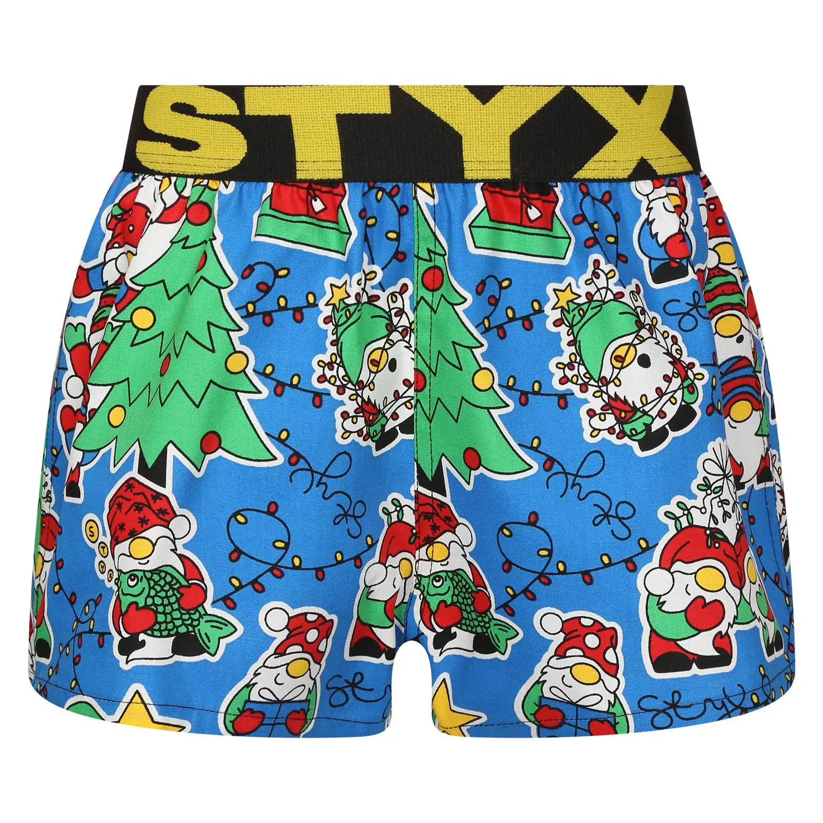 Dětské trenky Styx art sportovní guma Vánoce skřítci (BJ1959)