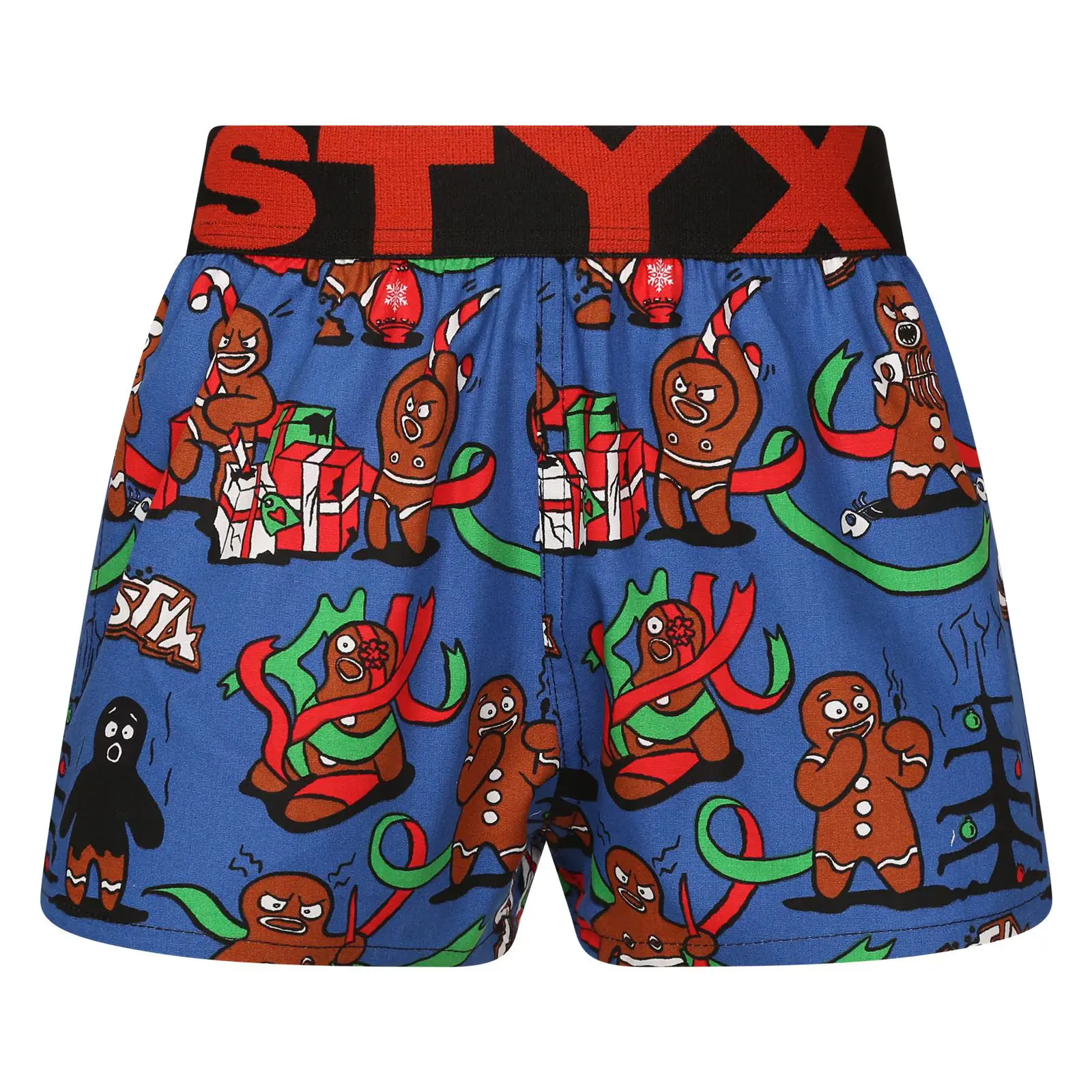 Dětské trenky Styx art sportovní guma Vánoce perníčci (BJ1956)