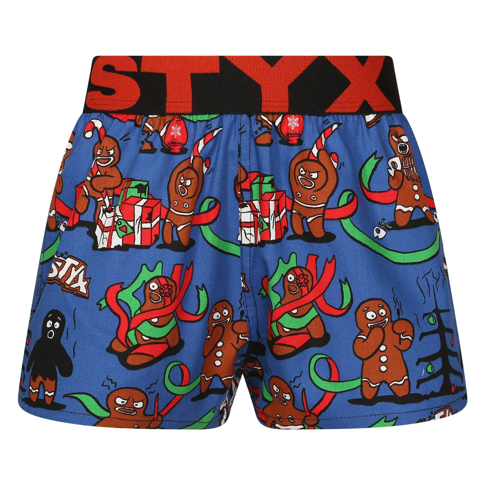 Dětské trenky Styx art sportovní guma Vánoce perníčci (BJ1956)