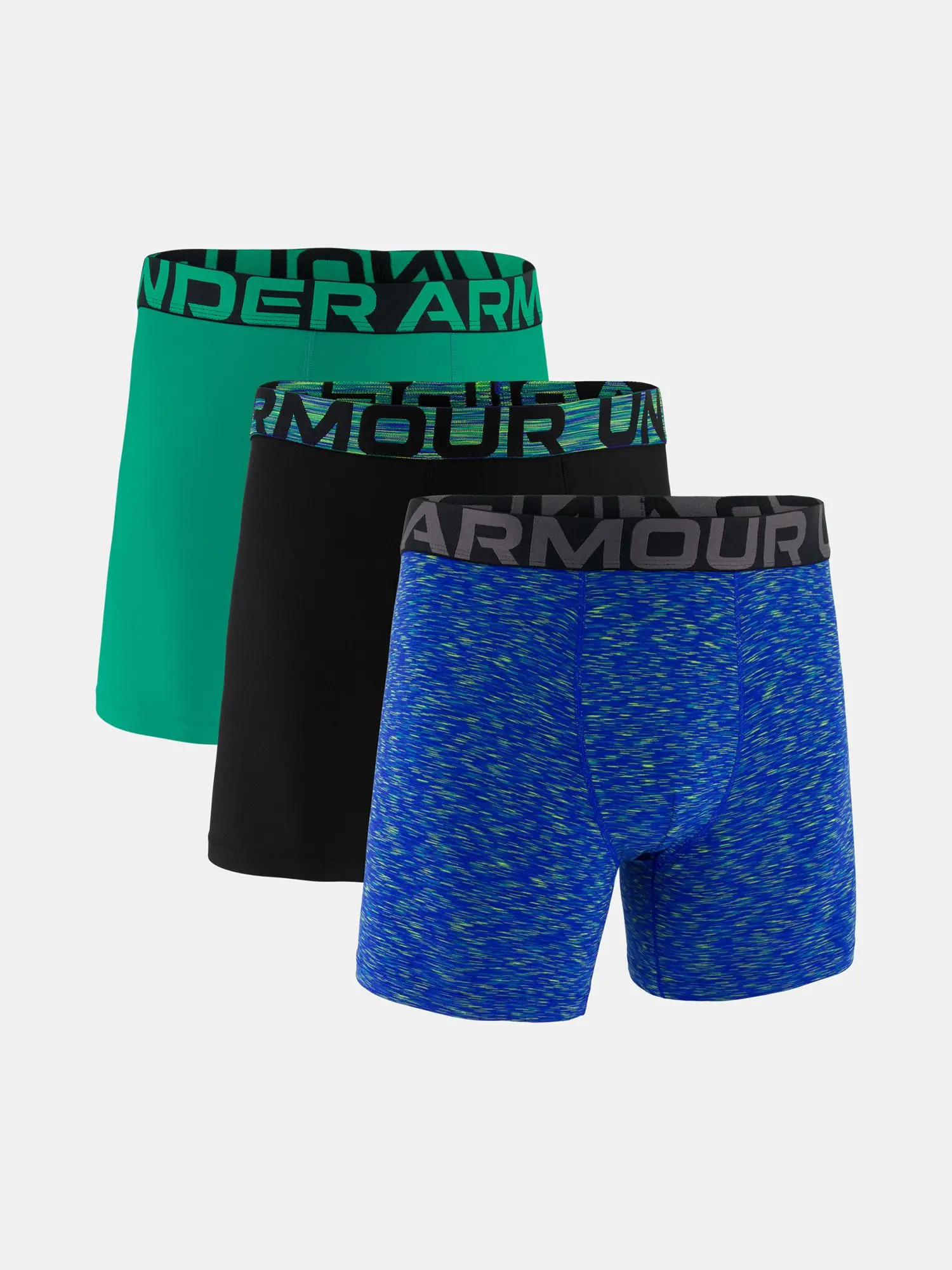 3PACK pánské boxerky Under Armour modré (6017009 400)