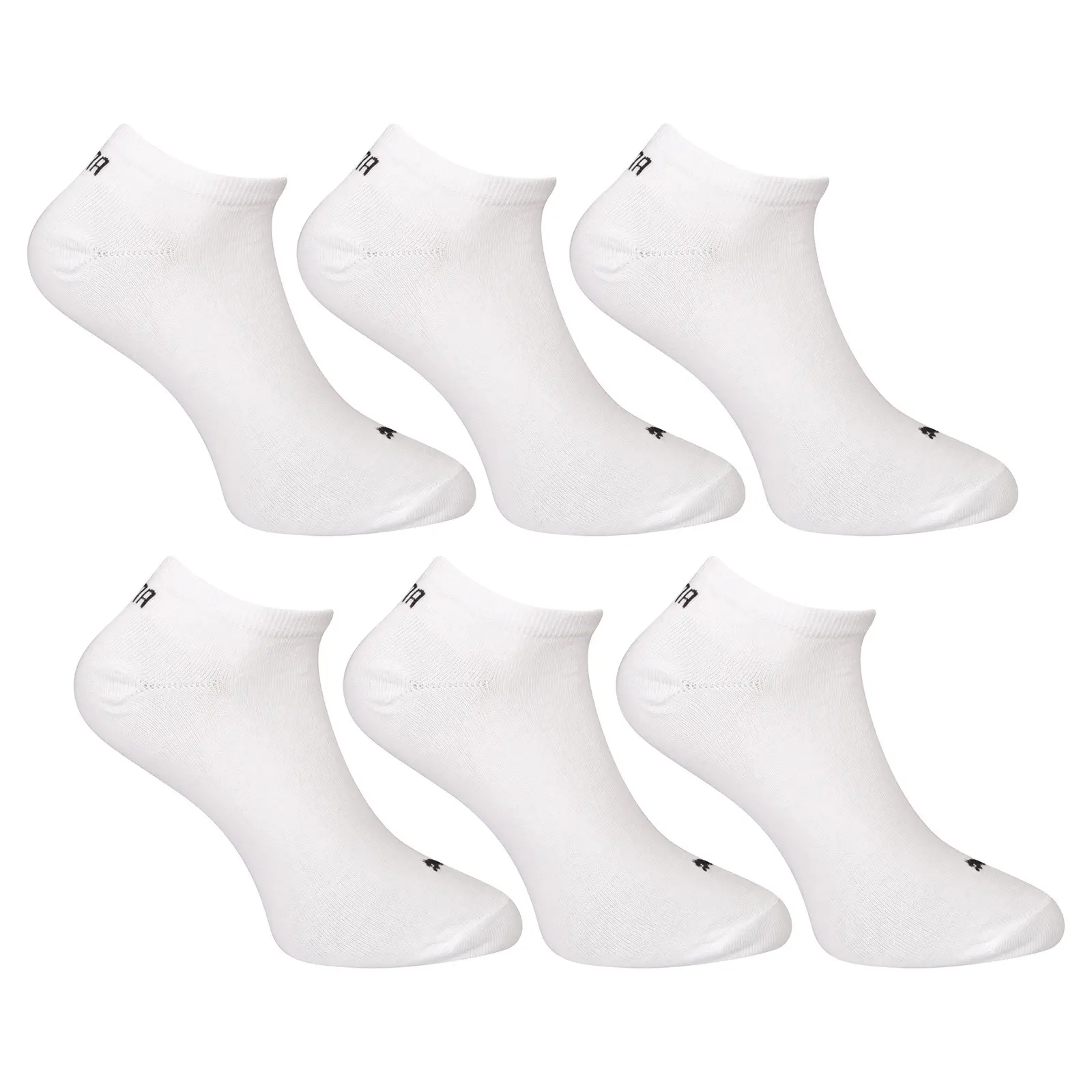 6PACK ponožky Puma nízké bílé (701236166 002)