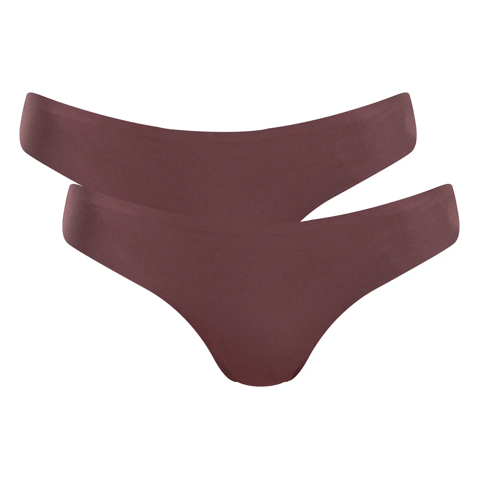 2PACK dámská tanga Puma bezešvá hnědá (701234798 009)