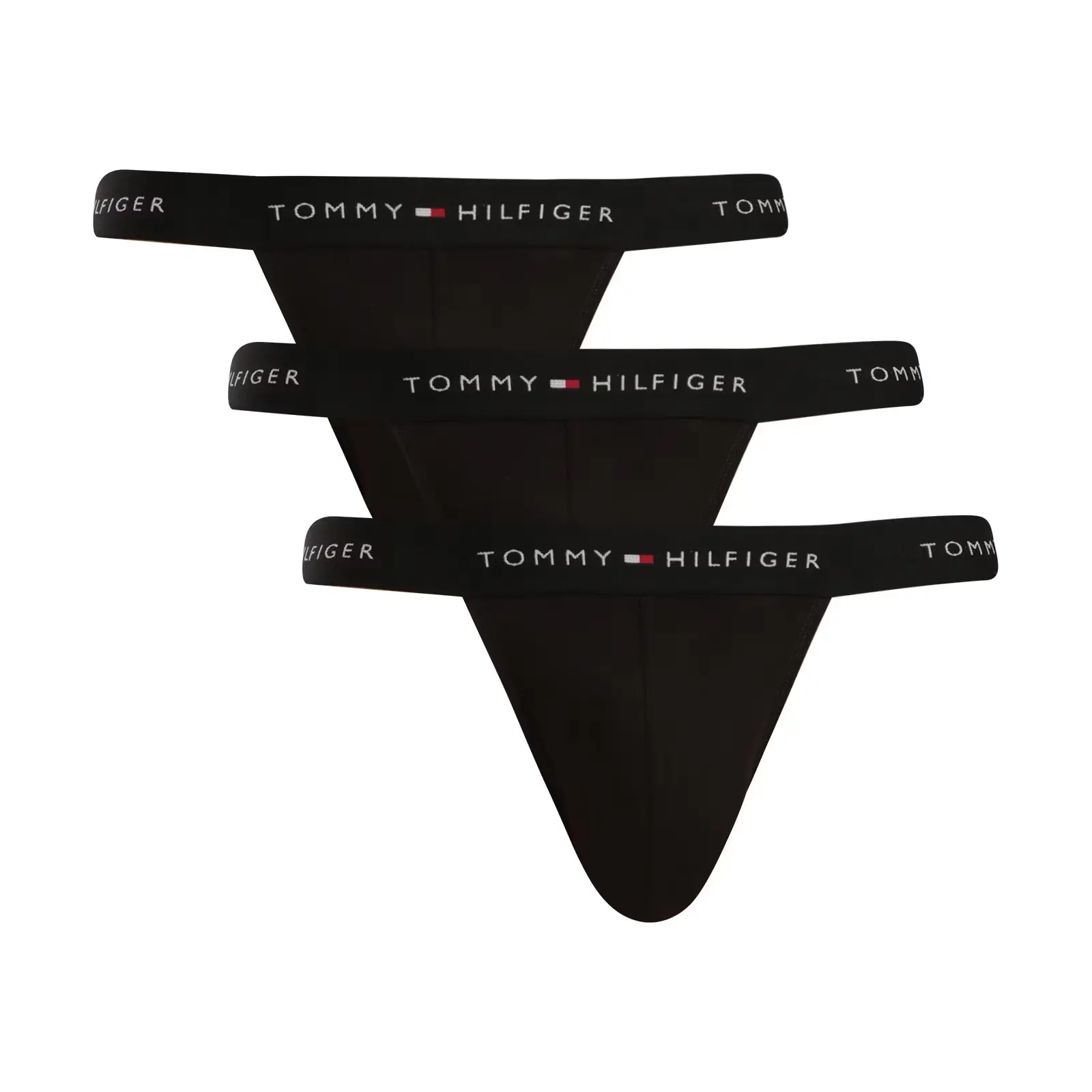 3PACK pánské jocksy Tommy Hilfiger černé (UM0UM03872 0XK)