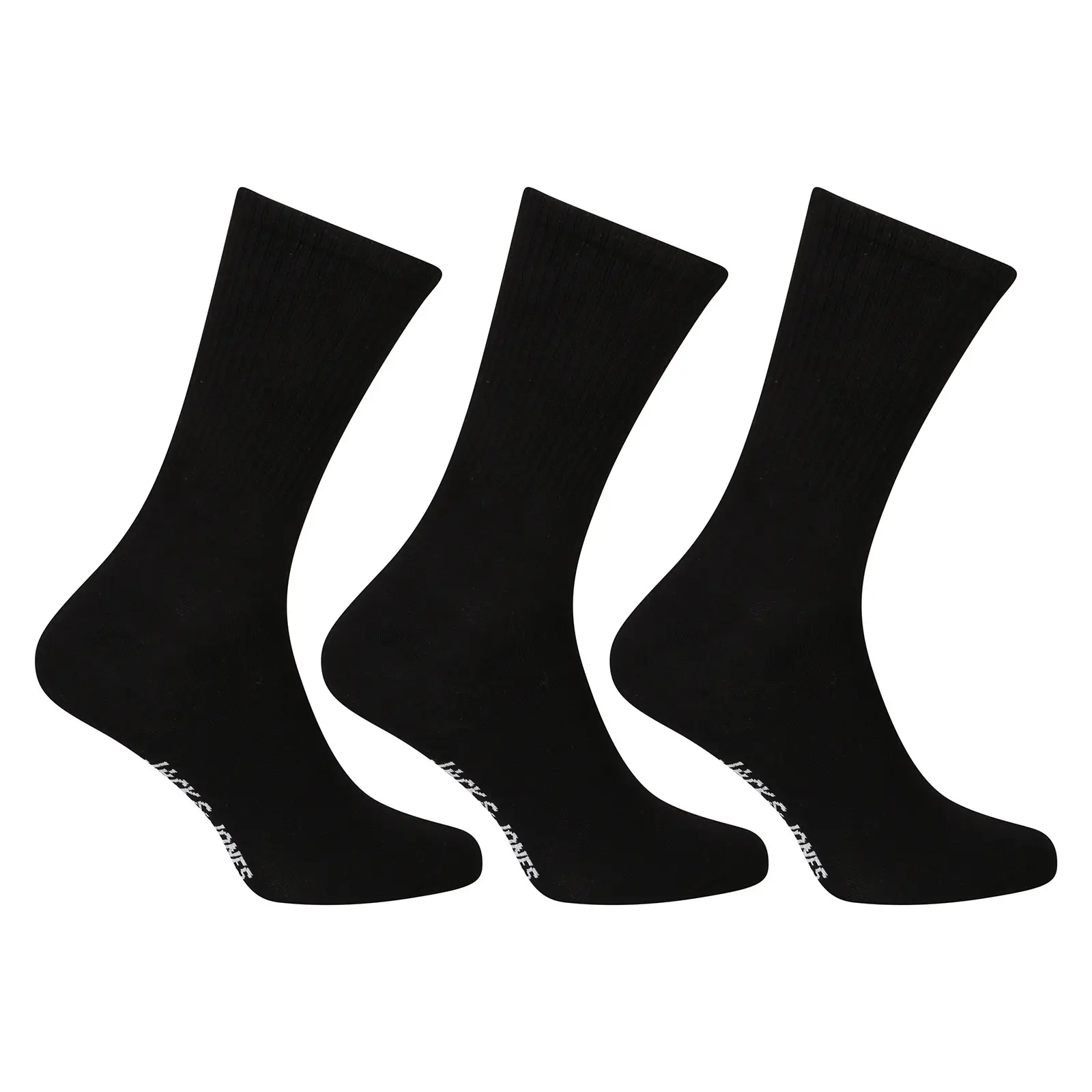 3PACK ponožky Jack and Jones vysoké černé (12260081-black) uni