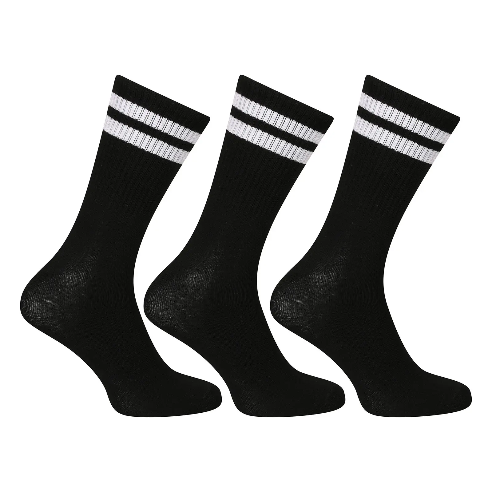 3PACK ponožky Jack and Jones vysoké černé (12260082-black) uni