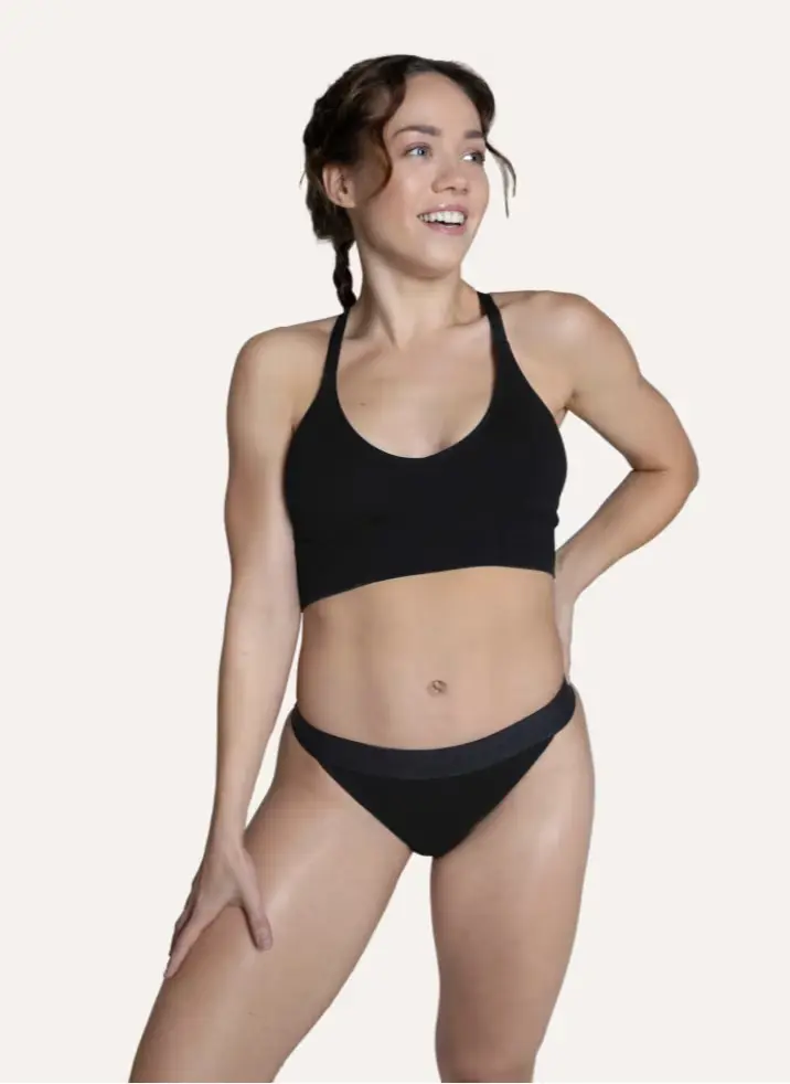 Menstruační kalhotky Selenacare Active černé