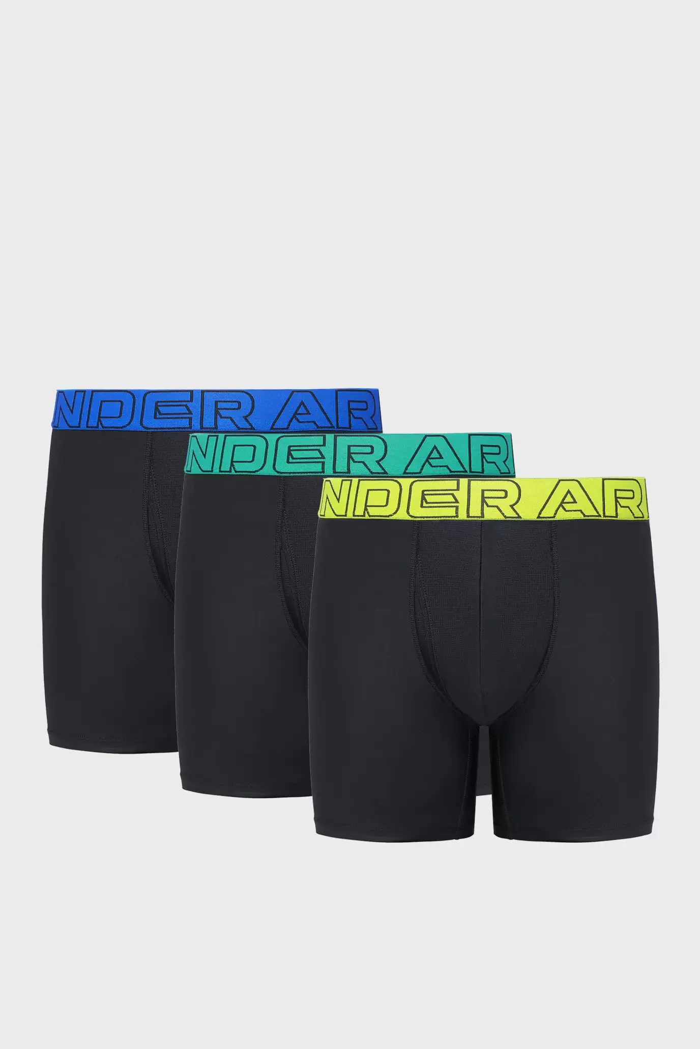 3PACK pánské boxerky Under Armour černé 4XL, trenky / trenýrky