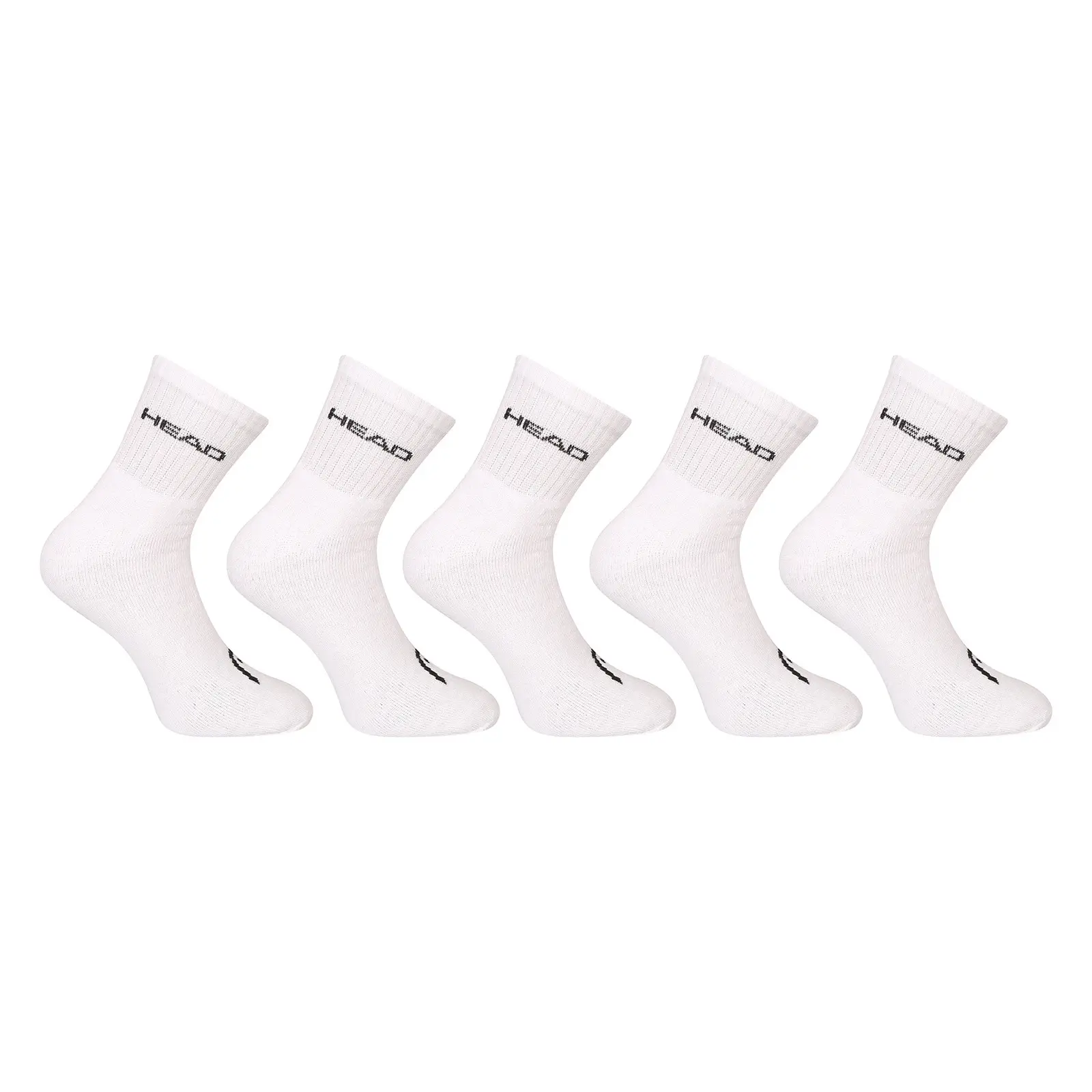 5PACK ponožky HEAD vysoké bílé (701232771 002)