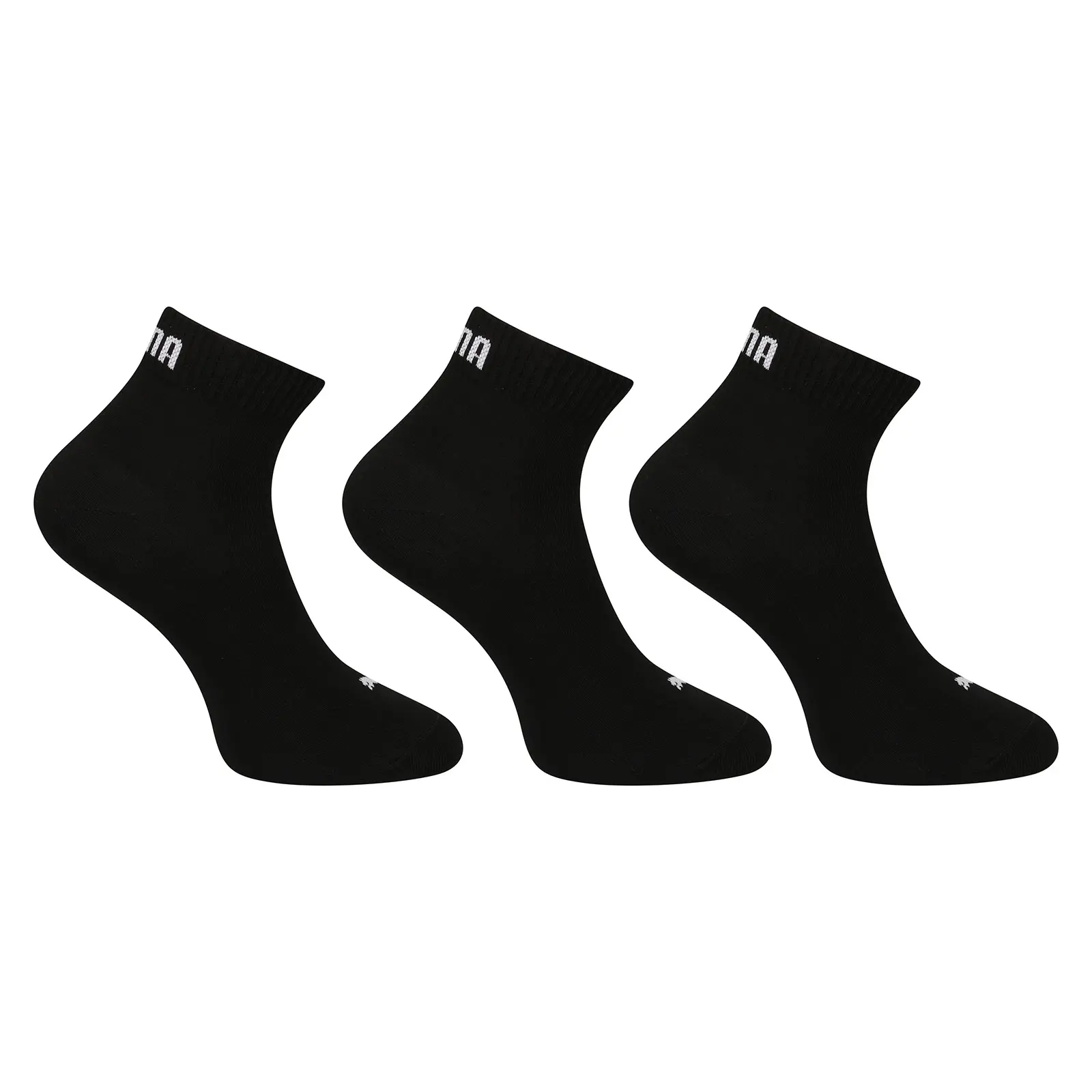 3PACK ponožky Puma kotníkové černé (701230337 200)