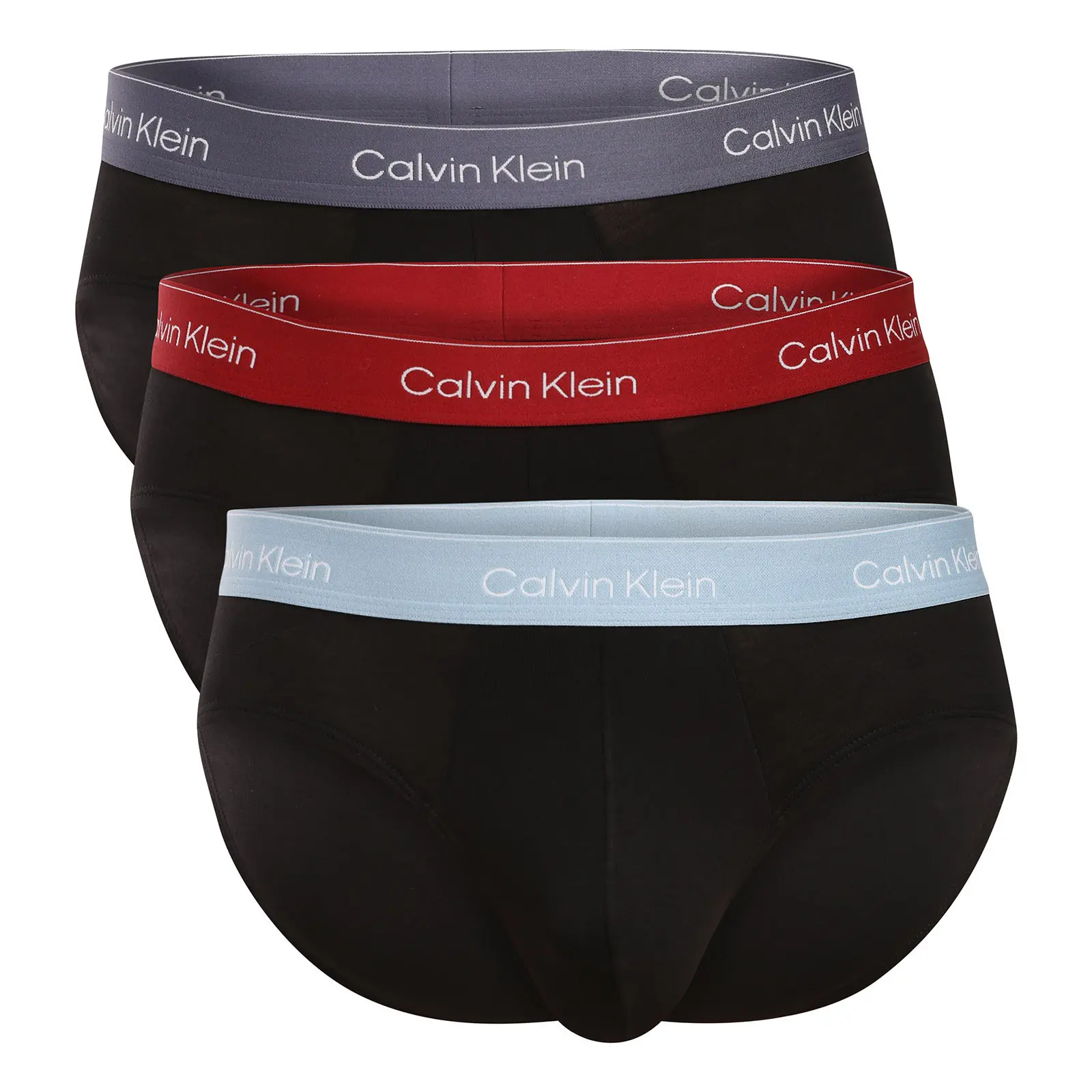 3PACK pánské slipy Calvin Klein černé (NB4388-4NK)