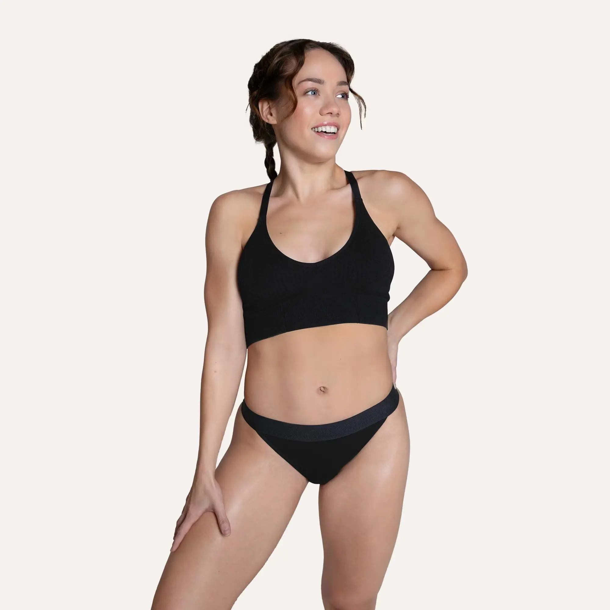 Menstruační kalhotky Selenacare Active černé