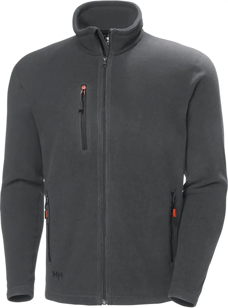 Fleecová pracovní bunda "Oxford" - dark grey