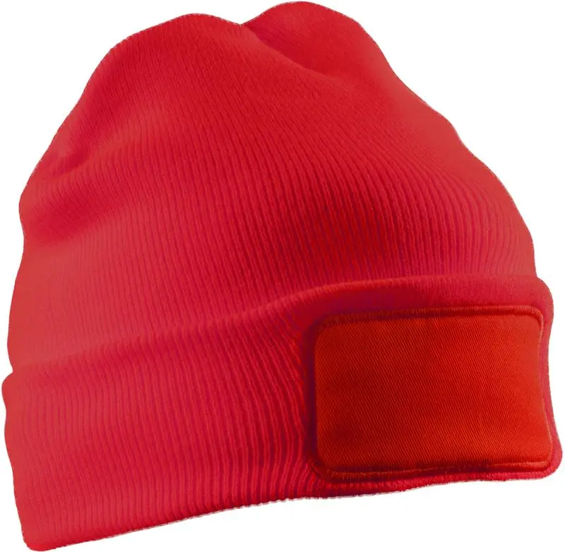 Pletená čepice - red
