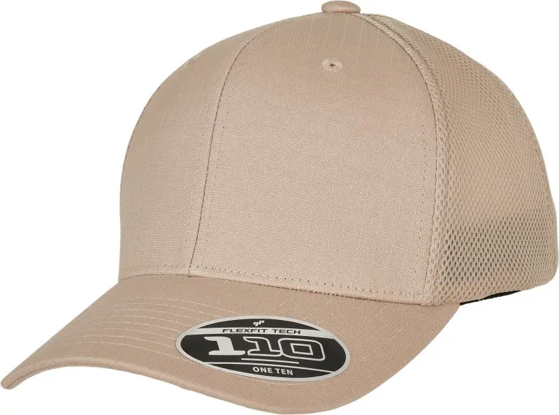 6 panelová Trucker kšiltovka "Ripstop" - khaki