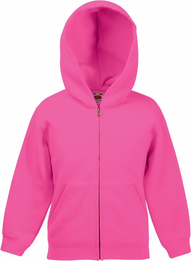 Dětská mikina s kapucí - fuchsia