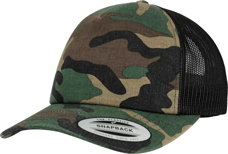 5 panelová Trucker kšiltovka "Camo" -