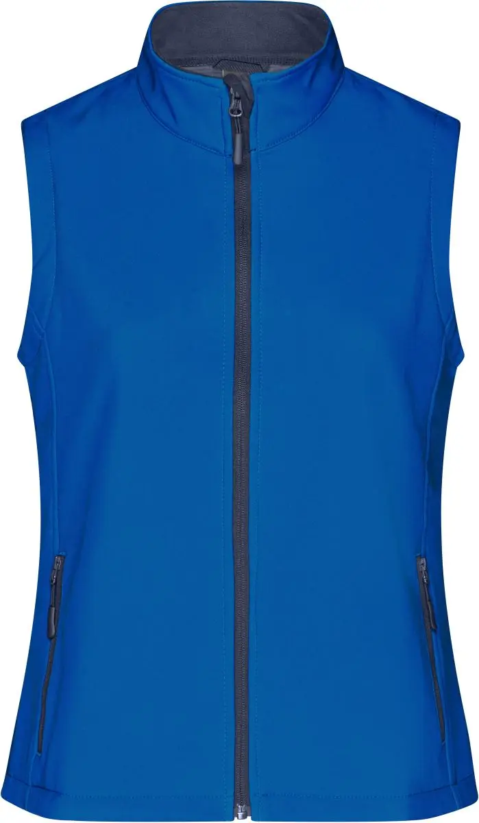 Dámská 2-vrstvá promo softshellová vesta - nautic blue/navy