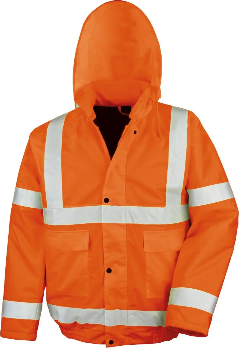 Bezpečnostní zimní bunda "Blouson" - fluorescent