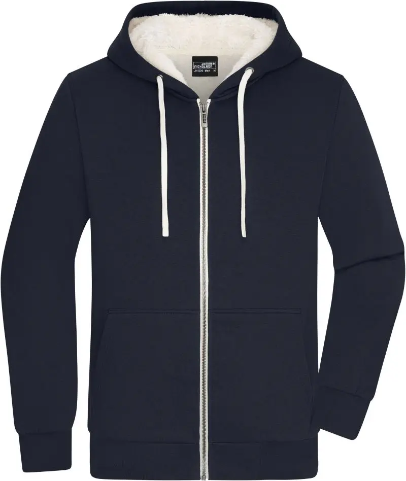 Pánská mikina s kapucí "Sherpa" - navy/nature