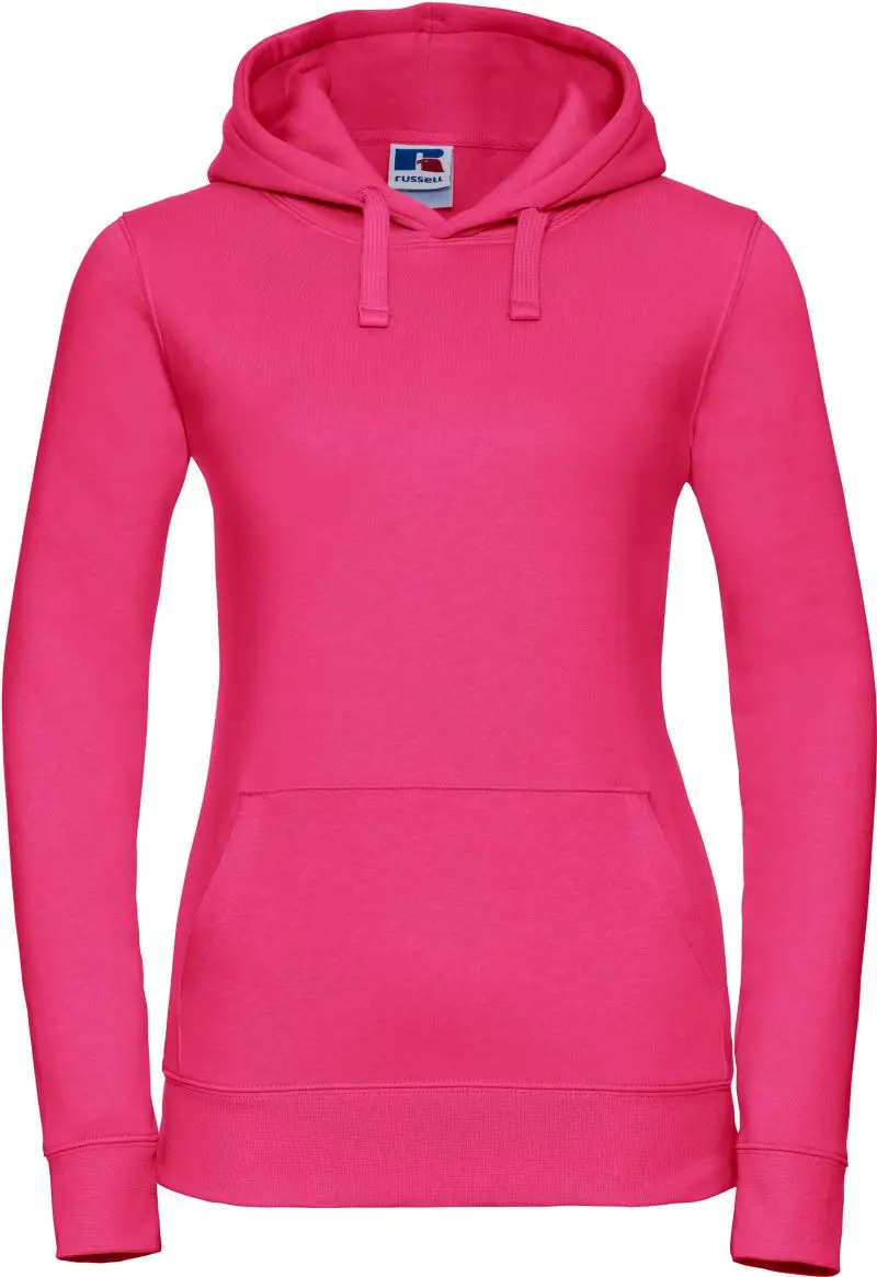 Dámská mikina s kapucí "Authentic" - fuchsia