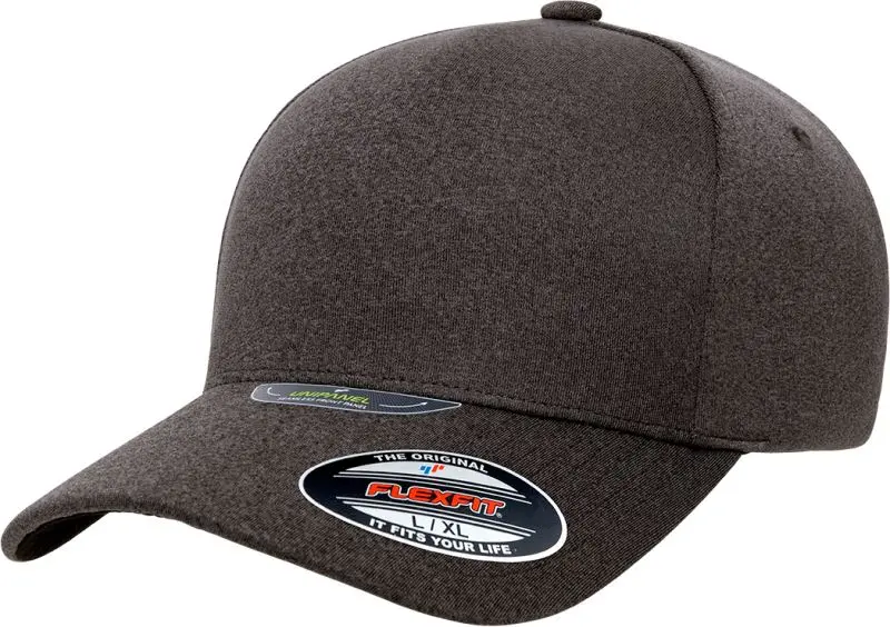 5 panelová kšiltovka "Unipanel" - dark grey melange