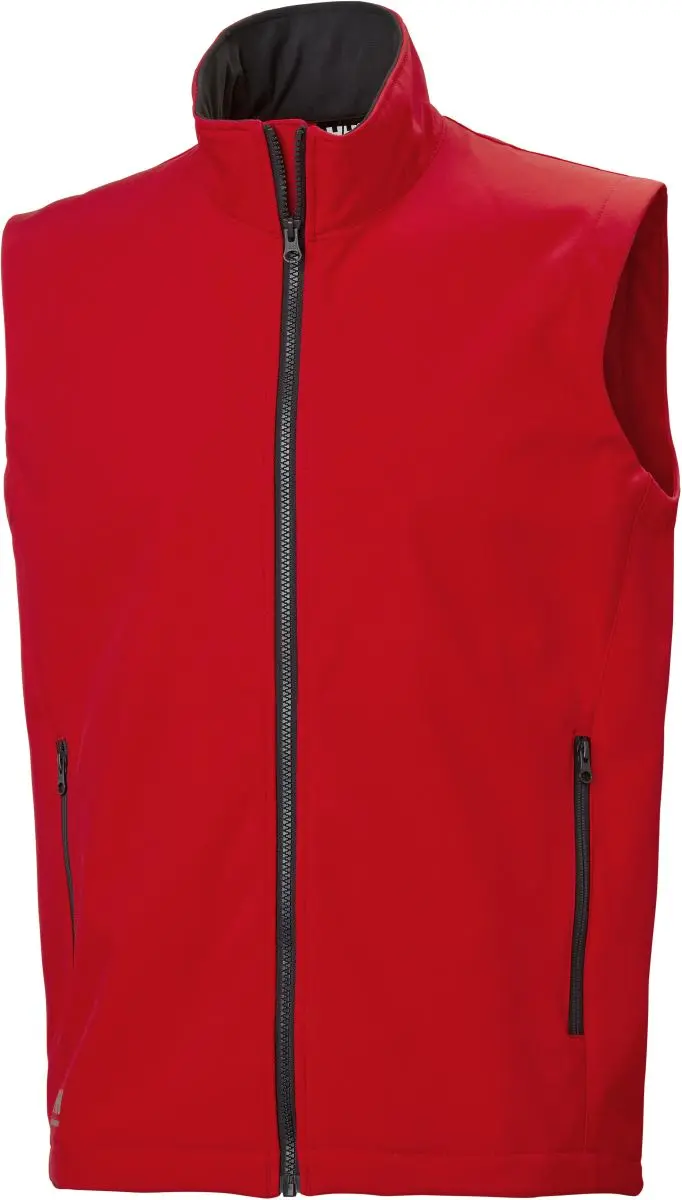 3-vrstvá softshellová vesta "Manchester" - alert red