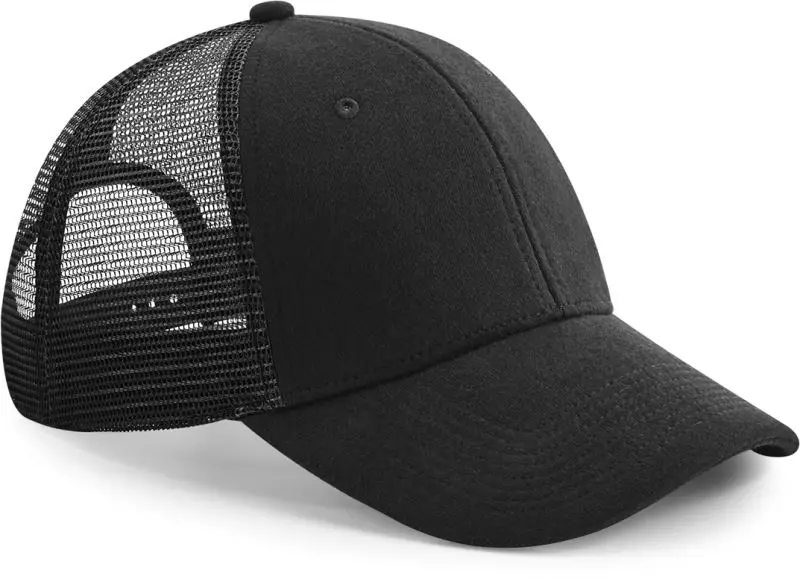 6 panelová Trucker kšiltovka "Athleisure" - black