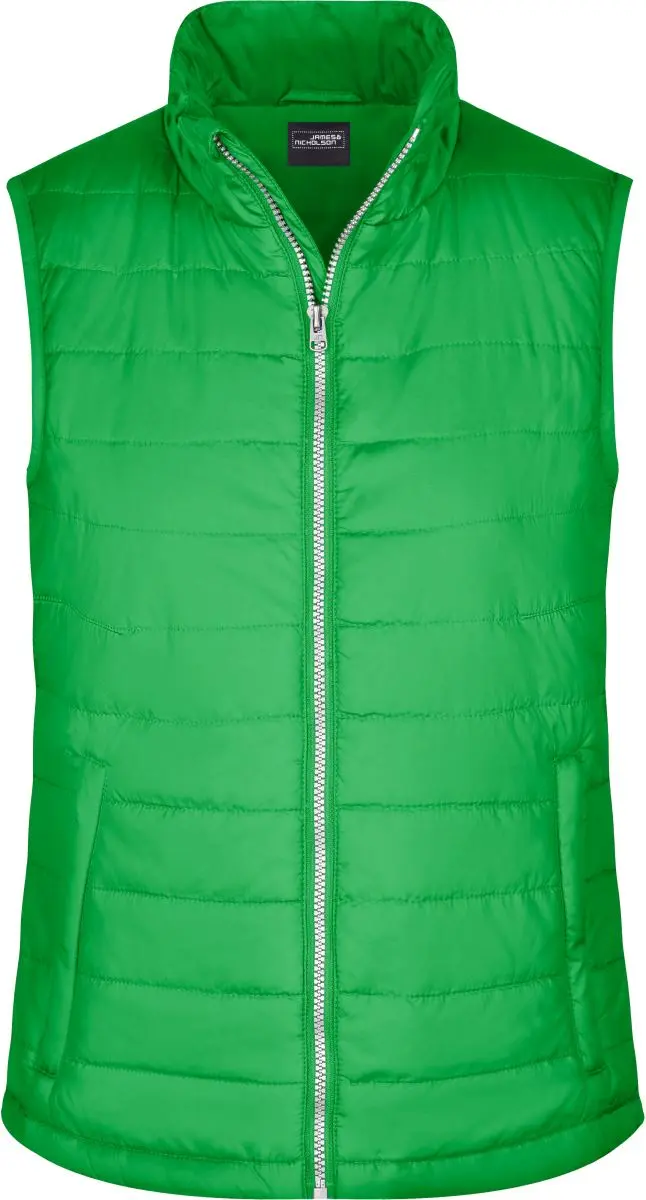 Dámská prošívaná vesta - green