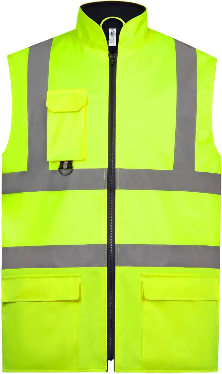 Hi-Vis polstrovaná vesta - hi vis