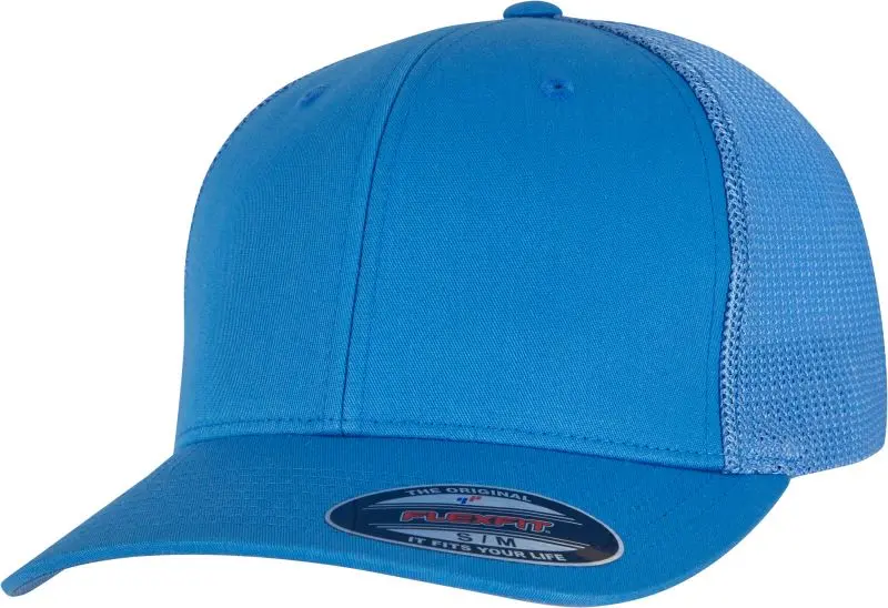 6 panelová Trucker kšiltovka "Mesh" - blue