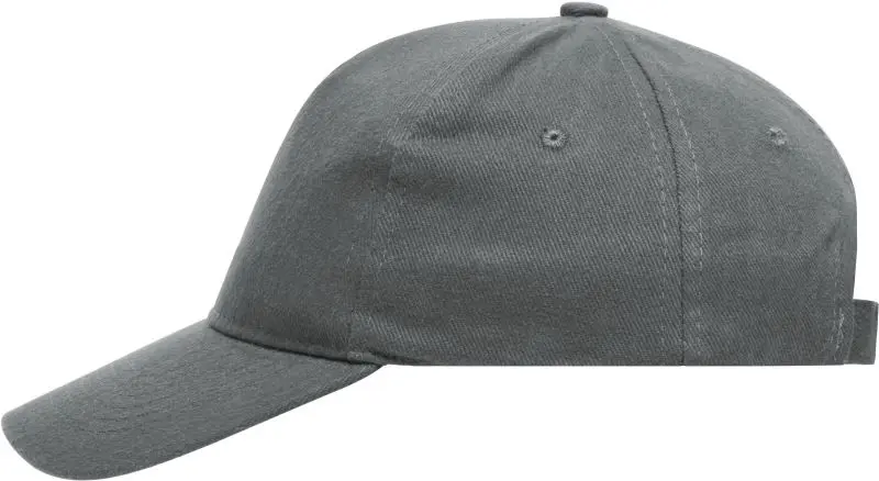 5 panelová kšiltovka z těžké bavlny - dark grey