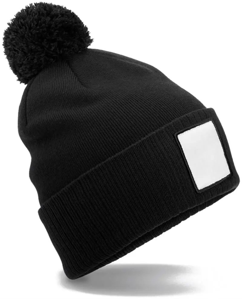 Pletená čepice Patch "Pompon" -